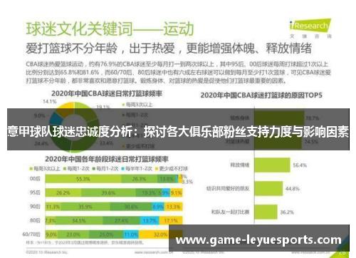 意甲球队球迷忠诚度分析：探讨各大俱乐部粉丝支持力度与影响因素